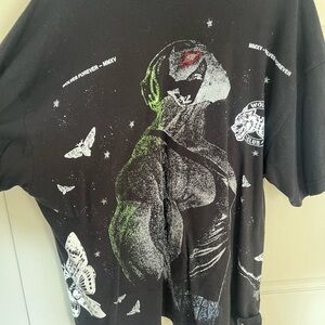 Darc Sport DC Bane Graphic Black T-Shirt with Green and Red Accents